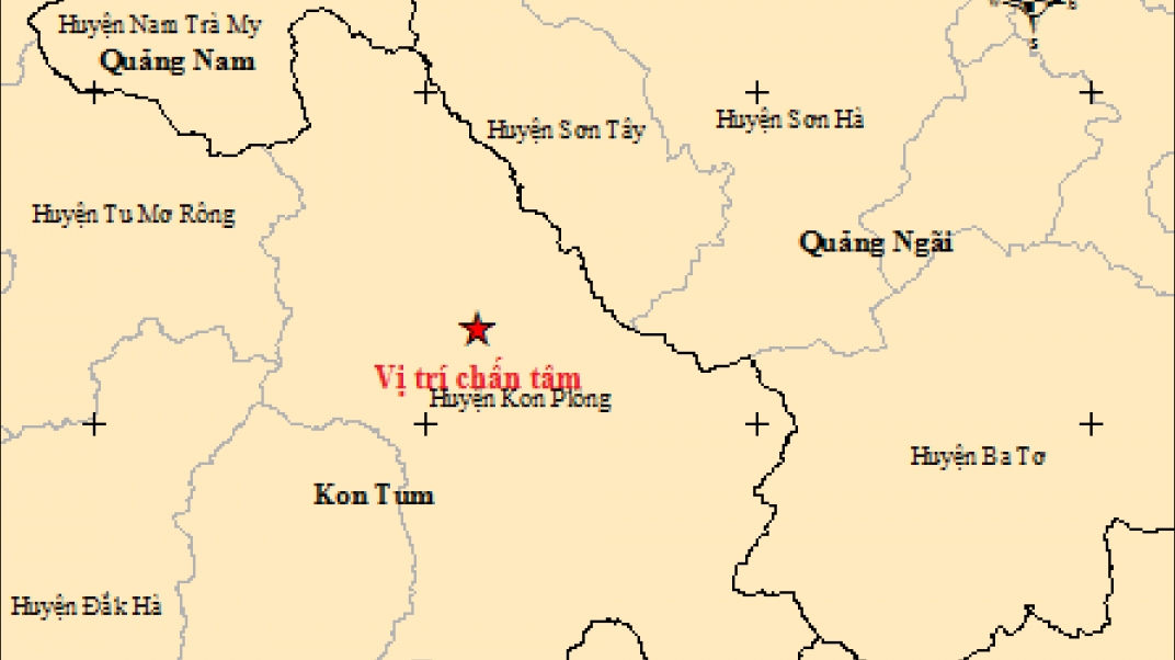 Two new minor quakes strike Kon Tum province